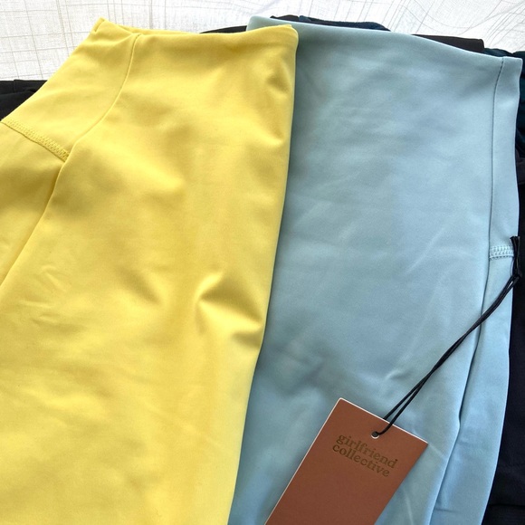 SOLD Girlfriend Collective Skort in Lemon - Picture 9 of 9